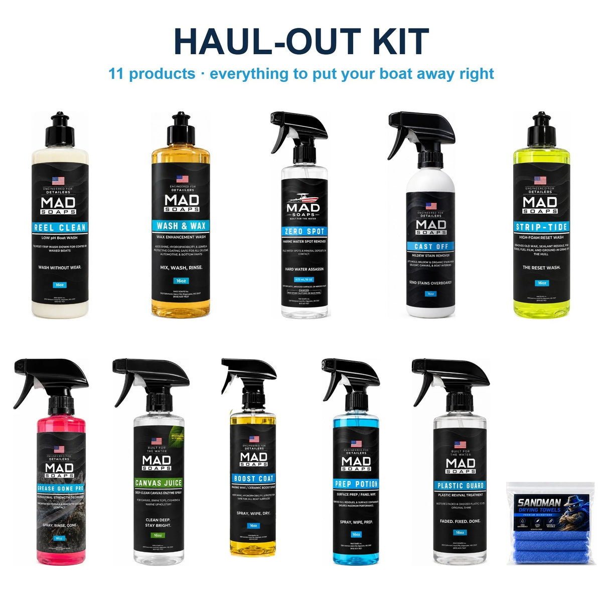 Haul-Out Kit: 11 products