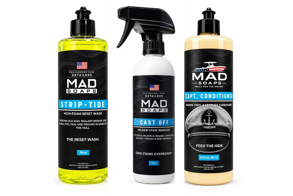 Strip Tide, Cast Off and Capt. Conditioner