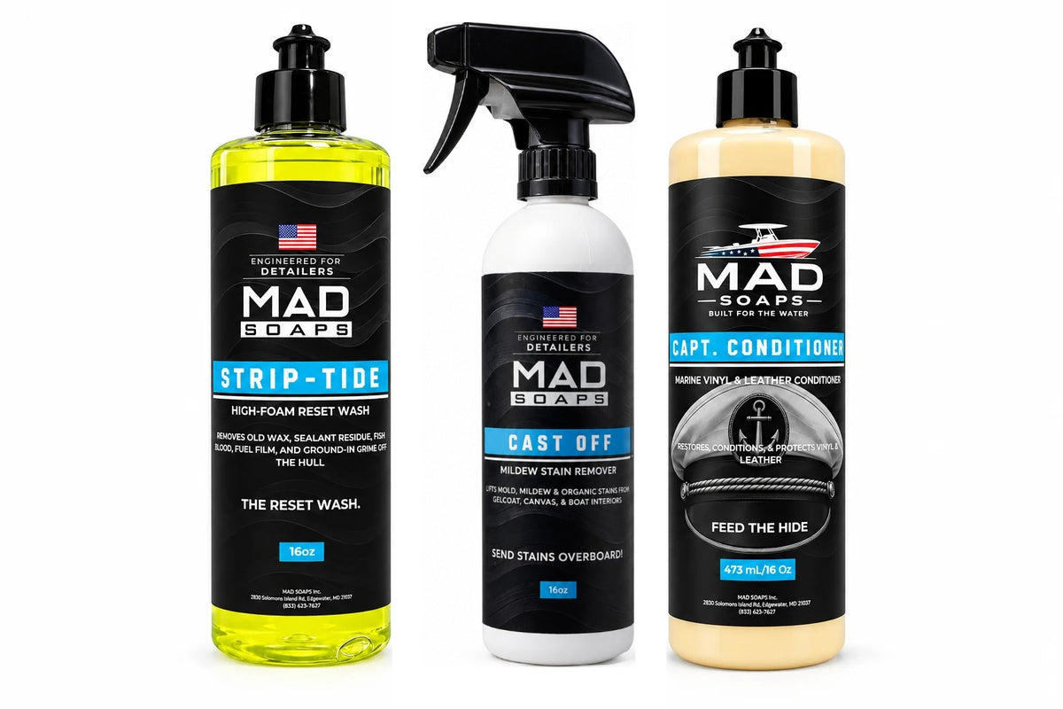Strip Tide, Cast Off and Capt. Conditioner